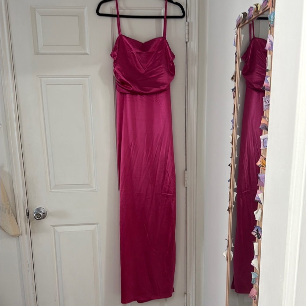 Elegant Pink Evening Dress